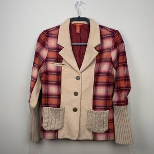 Sundance Mixed Media Jacket Size 6